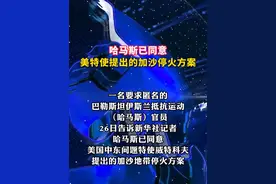 哈马斯已同意美特使提出的加沙停火方案。视频封面