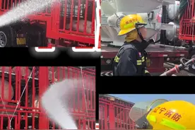 高温高速堵车猪中暑，消防员给猪降温 #夏日高温视频封面