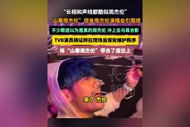 “山寨周杰伦”现身周杰伦演唱会引围观，不少歌迷以为是真的周杰伦并冲上去与其合影，TVB演员杨证桦在现场当保安维护秩序 #周杰伦 #黑伦 #演唱会 #TVB #杨证桦