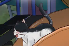 猫的快乐就是那么简单。 #猫咪 #流浪猫 #原创动画 #二次元星启计划视频封面