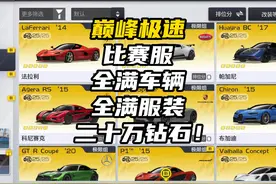 巅峰极速“破解版”？？比赛服给大伙们展示一下！ #巅峰极速视频封面