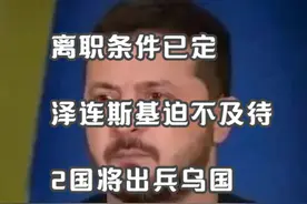 离职条件已定，泽连斯基迫不及待，2国将出兵乌国！视频封面