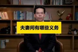 夫妻间有哪些义务？ #夫妻义务 #法律咨询 #抖来普法2024视频封面