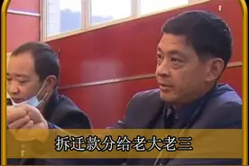 拆迁款分给老大老三，患病后让老二老四赡养，小儿子:谁拿钱谁管 #拆迁 #赡养老人 #真实故事 #亲情 #纷争视频封面