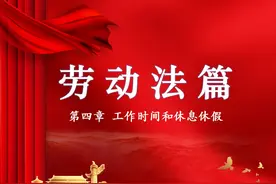 劳动法 第三十六、七、八条 劳动法要求的必备休息时间#工人阶级视频封面