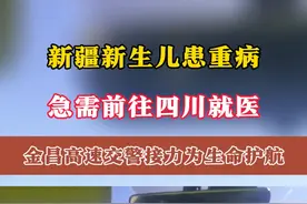 新疆新生儿患重病跨省就医 甘肃公安交警接力为生命护航#交通安全视频封面