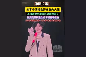 #刘宇宁演唱会好多业内大佬 迪士尼度假区总裁也来了。张萌穿低胸连衣裙捂胸，刘宇宁高情商发言：不礼貌不礼貌 从头往下拍 #张萌去看刘宇宁演唱会了  #刘宇宁