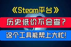 不会查Steam游戏的历史低价？这个工具能帮到你！太实用了！