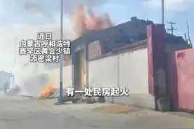 #呼和浩特 一民房起火，退役消防兵苏玉龙阻止火势蔓延，“协助灭火这是本能反应”，阻止大爷返火场后房屋瞬间爆炸#内蒙古#正能量视频封面