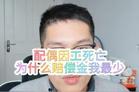 配偶因工死亡，为什么赔偿金我最少 视频封面