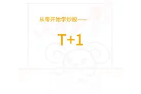 啥是T+1 #股票 #交易 #财经 #干货分享 #投资视频封面