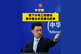 外交部：雅下水电工程建设是中国主权范围内的事 