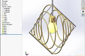 Solidworks用随形变化阵列做一款家具吊灯#Solidworks#三维建模视频封面