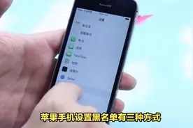 苹果手机设置黑名单，三种方法教你阻止来电！#iphone使用技巧