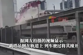 12月22日，上海地铁通报：由于外部塔吊施工侵入线路，造成11号线线路设施和列车受损，目前正在处置中，现场无人员受伤，由于现场情况复杂，抢修时间预计较长，武威路至嘉定方向的乘客请不要乘坐11号线，请改乘地面交通。武威路往市区方向可乘坐11号线。视频封面