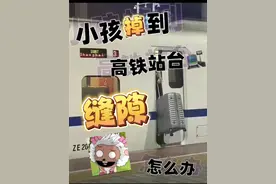 小孩掉到高铁站台缝隙怎么办？ #热点 #热点新闻事件 #热点小助手 #火车 #高铁上的一幕
