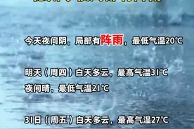 德州今夜局部有阵雨，出行注意安全！#德州 #天气预报 #阵雨 #下雨视频封面