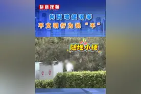 大爷电表箱后随地小便被抓现行，既不文明也不安全视频封面