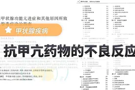 抗甲亢药物的不良反应#甲亢 #医学科普视频封面