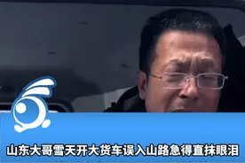 山东大哥开货车误入悬崖山路，急得直抹眼泪：俺不敢开了......路过的重庆大哥毫不犹豫出手相助！（来源：@重庆防水施工 z林聪 ）视频封面