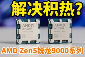和积热说拜拜？AMD Zen5锐龙9700X 9600X评测 #AMD #CPU视频封面