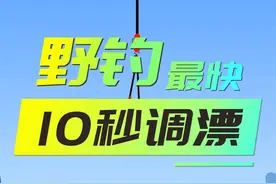 野钓最快的调漂方法#钓鱼人 #调漂技巧 #钓鱼技巧