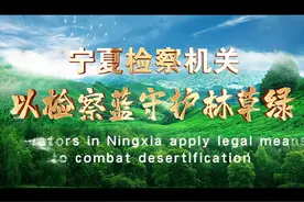 以“检察蓝”守护“林草绿”，为荒漠化防治提供司法保障视频封面