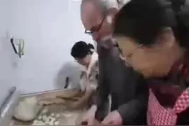 外国人和当地人一起包饺子 Last December, I made vegetarian视频封面