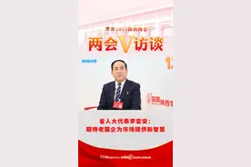 两会V访谈｜省人大代表李宏安：期待老国企为市场提供新智慧 #2023陕西两会视频封面