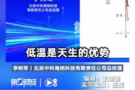 中科海钠李树军：钠离子电池天然低温是优势 新能源汽车快充可能是一个突破口丨一手视频封面