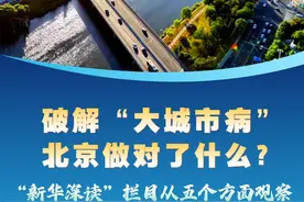 新华社消息｜破解“大城市病”，北京做对了什么？“新华深读”栏目从五个方面观察（综合新华社记者报道）