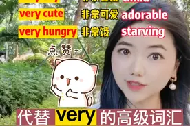 代替very的高级词汇#英语 #记单词#高效记单词#快速记单词    视频封面