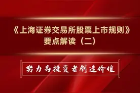 《上海证券交易所股票上市规则》要点解读（二）视频封面