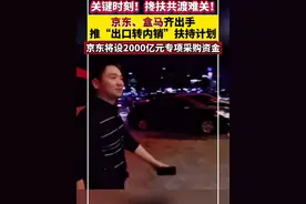 关键时刻，企业搀扶共渡难关！京东、盒马齐出手，推“出口转内销”扶持计划！京东将设2000亿元专项采购资金视频封面