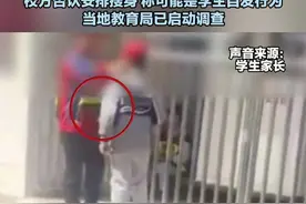 网传四川一小学安排学生在校门口搜身查零食 家长称此行为已经很久 校方否认安排搜身 称可能是学生自发行为 当地教育局已启动调查视频封面