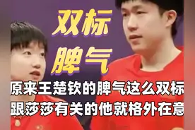 没想到王楚钦还有两副面孔，谁敢欺负好搭档莎莎简直一秒脾气爆炸视频封面