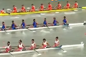 中国赛艇队连获六金，赛艇男子八人单桨有舵手夺冠！#中国赛艇队连获六金 #赛艇男子八人单桨有舵手夺冠 #杭州亚运会视频封面
