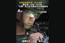 台海军陆战队成“私人安保”？魏东旭：台海一旦开战 “台独”势力不可能有安全逃跑路线#看台海视频封面