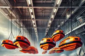 船只侧翻船员如何逃生？ #科普 #涨知识 #船员视频封面