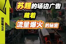 看见这广告牌，我人傻了... #这才是苏超真正的接地气 #经济学知识看世界 #掘金计划2025