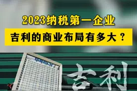 2023年纳税第一企业出炉，吉利的商业布局究竟有多大？ #吉利汽车 #抖音小助手 #国产车