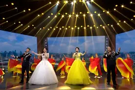 歌舞《壮丽航程》，演唱：刘维维 花妍 陈曼 许翔，演出单位视频封面