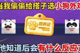 蛋仔派对：当我偷偷给搭子选小狗外观！他知道后会有什么反应？
