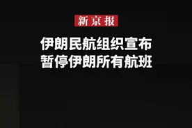 伊朗民航组织宣布暂停伊朗所有航班