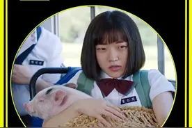 穷女孩抱着一头猪上学，女孩怀孕6个月，不用上体育课！视频封面