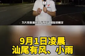 台风“苏拉”不断逼近广东，路径频繁变化，9月1日凌晨汕尾有风、小雨，预计今天白天冲击深圳、惠州一带。#广东全力防御台风苏拉 #台风“苏拉” #台风苏拉或登陆广东视频封面