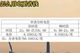 #电价 #分时电价 #电费 #百姓生活 #老百姓关心的话题视频封面