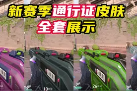 新赛季通行证枪皮展示 #无畏契约 #情报马 #电子竞技