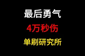 4万秒伤最后勇气单刷生命研究所！ 勇气还是很能打得