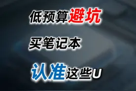 2000元买笔记本，真流畅用+避免踩坑可能得认准这些CPU #避坑指南视频封面